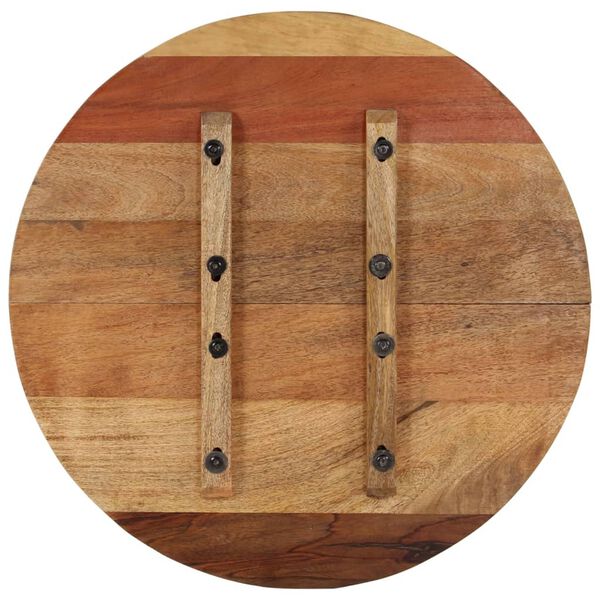 vidaXL Кръгъл плот за маса, 60 см, 15-16 мм, регенерирано дърво масив