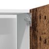vidaXL Хладилник "Lyon" Старо дърво 60x57x207 см Инженерно дърво