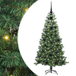 vidaXL Коледно дърво Зелен 120 cm ПВЦ