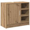 vidaXL Шкаф за баня Дъб 63 x 29 x 55 cm Инженерна дървесина