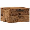 vidaXL Стенно нощно шкафче от старо дърво 34x30x20 cm