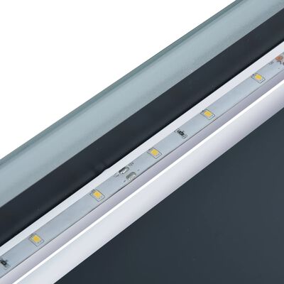 vidaXL Стенно LED огледало за баня с тъч сензор 80x60 см