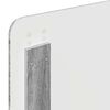 vidaXL Облегалка за глава с таблото Сив Сонома 75 cm Инженерно дърво