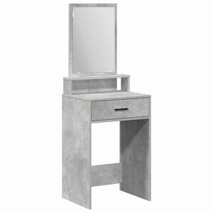 vidaXL Тоалетка Циментено сиво 50 x 41 x 140 см Инженерна дървесина