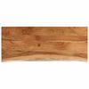 vidaXL Плот за маса, 100x40x2,5 см, правоъгълен, акация масив, жив ръб