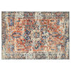 vidaXL Килим ORIZ Оранжево 120 x 170 cm 100% полиестер