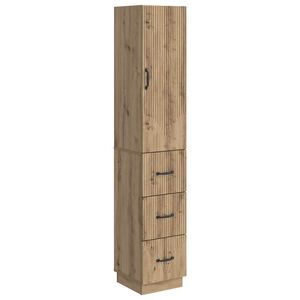 vidaXL Комплект шкафове 2 pcs Дъб артизан 33 x 34,5 x 87 см