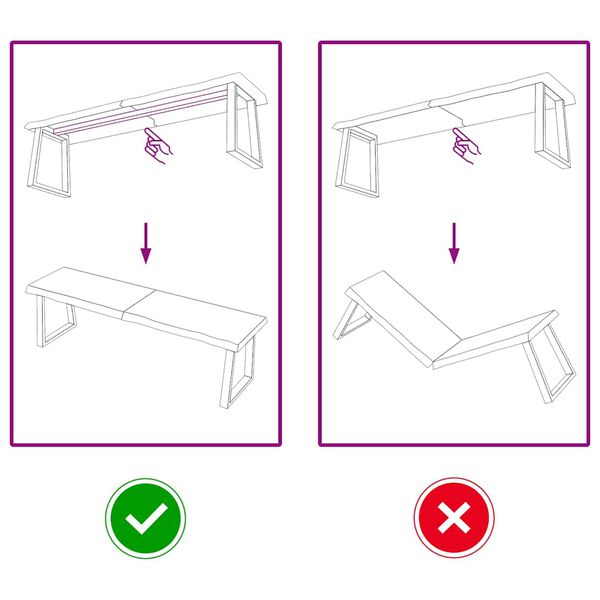 vidaXL Плот за маса тъмнокафяв 140x40x(2-6) см обработен масивен дъб
