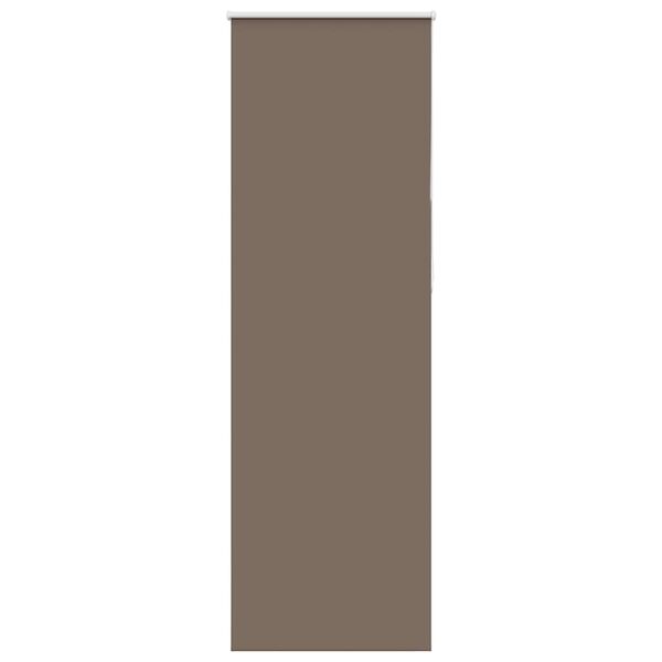 vidaXL Ролкова щора Blackout Кафе 80x210 см Ширина на плата 75,7 см