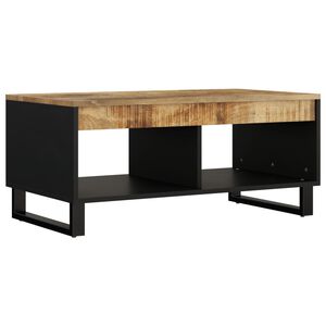 vidaXL Маса за кафе, 90x50x40 см, мангово дърво масив