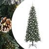 vidaXL С изкуствено коледно дърво Зелено 210 cm