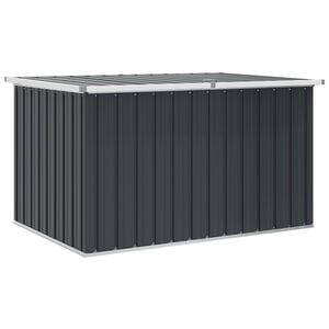 vidaXL Градински сандък за съхранение, антрацит, 149x99x93 см