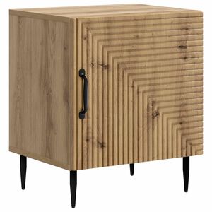 vidaXL Нощен шкаф Дъб артизан 43 x 34,5 x 50 см Инженерна дървесина
