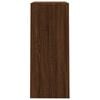 vidaXL Шкаф за обувки, кафяв дъб, 60x35x84 см, инженерно дърво