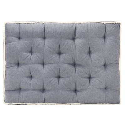 vidaXL Възглавница за палетен диван, синя, 120x80x10 см