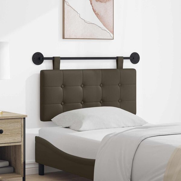 vidaXL Висяща табла Монтиране на стена Сив 100 x 55 x 5 см Изкуствена