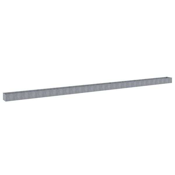 vidaXL Градинска повдигната леха 1152x50x36 см кортенова стомана