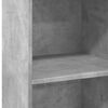 vidaXL Висок шкаф, бетонно сив, 50x41x124 см, инженерно дърво