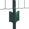 vidaXL Ограда и колче Зелен 0,4 x 10 м Стомана