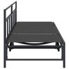 vidaXL Шезлонг Черен 200 x 62 x 59,5 см Textilene