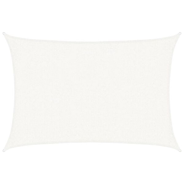 vidaXL Платно-сенник, 160 г/м&sup2;, бяло, 2x3 м, HDPE