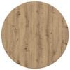vidaXL Топ за маса &Oslash; 80 x 1,5 cm Кръгла Инженерна дървесина