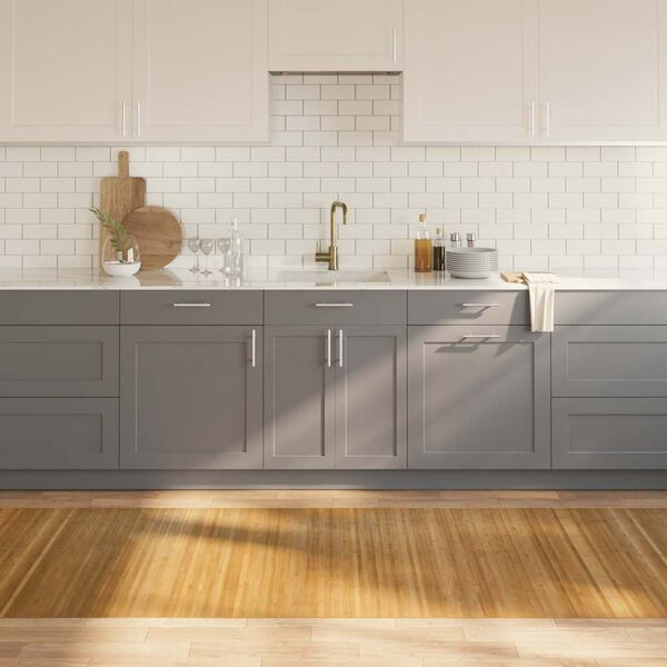 vidaXL Килим, правоъгълен, натурален, 100x500 см, бамбук