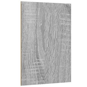 vidaXL Декор панели 12 бр. Сив Сонома 15 x 21 x 0,27 см