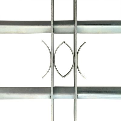 vidaXL Регулируема решетка за прозорци с 2 напречни пръта 500-650 мм