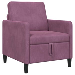 vidaXL Диван с storage Лилаво 72 x 78 x 87 см Полиестер