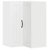 vidaXL Стенно ъглово шкафче LUCCA Бяло 57 x 57 x 80 см