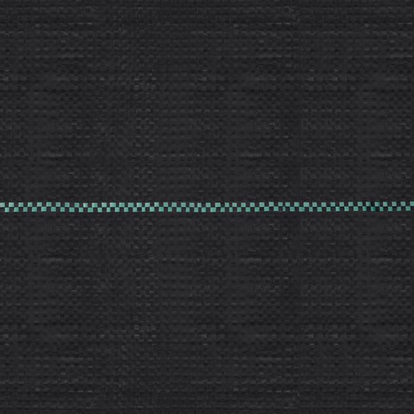 vidaXL Мрежа за мулчиране, матово черна, 1x10 м, PP