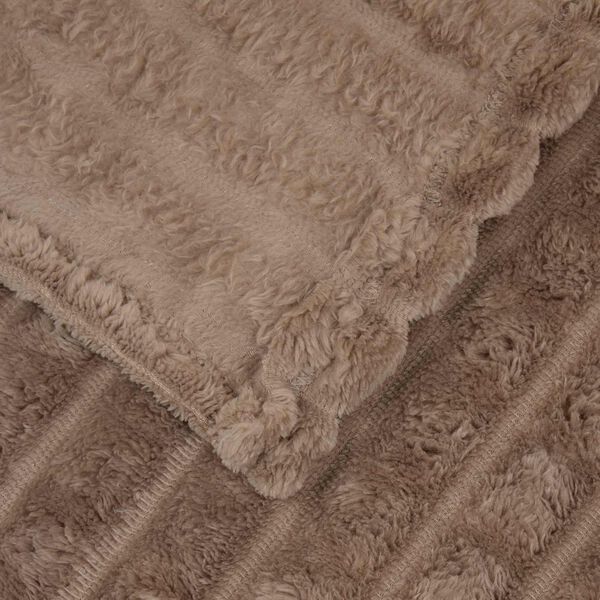 vidaXL Одеяло Камилски 240 x 220 cm Мека вълна