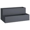 vidaXL Градинска саксия Антрацит 100 x 60 x 45 см