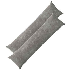 vidaXL Калъфка за възглавница 2 бр. HEERLEN Тъмносиво 40 x 145 см