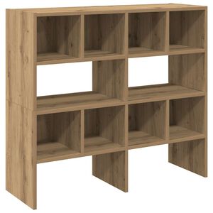 vidaXL Поставки за обувки, 2 бр, стифируеми, дъб артизан, 89,5x30x40см