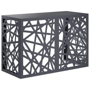 vidaXL Покритие за климатик Антрацит 90 x 40 x 60 см Стомана