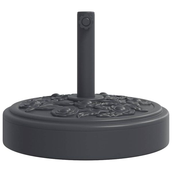 vidaXL Основа за чадър за прътове Ø38/48 мм 25 кг кръгла