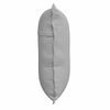 vidaXL Възглавница за гръб Облачно сиво 60 x 19 x 50 см текстил