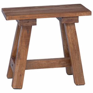 vidaXL Пейка Естествен 50,5 x 25 x 47,5 см