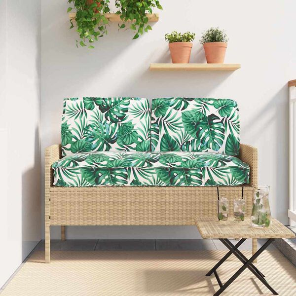 vidaXL Комплект възглавници Листо 3 pcs Мотив с листа Оксфордска тъкан