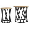 vidaXL Масичка за кафе 2 pcs Дъб 50 x 50 x 50 cm