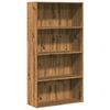 vidaXL Библиотека, дъб артизан, 80x30x152 см, инженерно дърво
