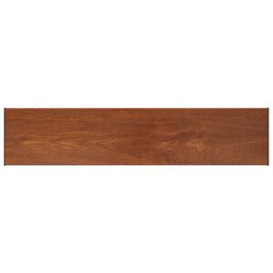 vidaXL Перваз за прозорец Кафяво дърво 160 x 35 x 4,5 см ПВЦ