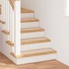 vidaXL Килимчета против подхлъзване за стълби 15 pcs Крем 75 x 20 cm