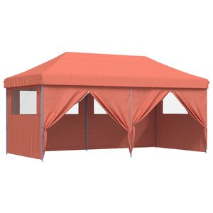 vidaXL Парти шатър 292 x 580 x 315 см Теракота Оксфордска тъкан