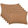 vidaXL Калъфка за възглавница 6 pcs HOUTEN Бежово 30 x 50 cm Букле