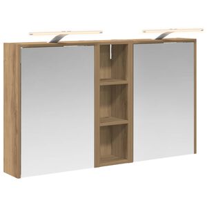 vidaXL Комплект шкафове за баня 3 pcs 106 x 16 x 62,5 см