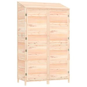 vidaXL Градинска барака, 102x52x174,5 см, чамово дърво масив