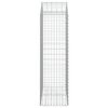 vidaXL Дъговидна габионна кошница 100x50x160/180 см поцинковано желязо
